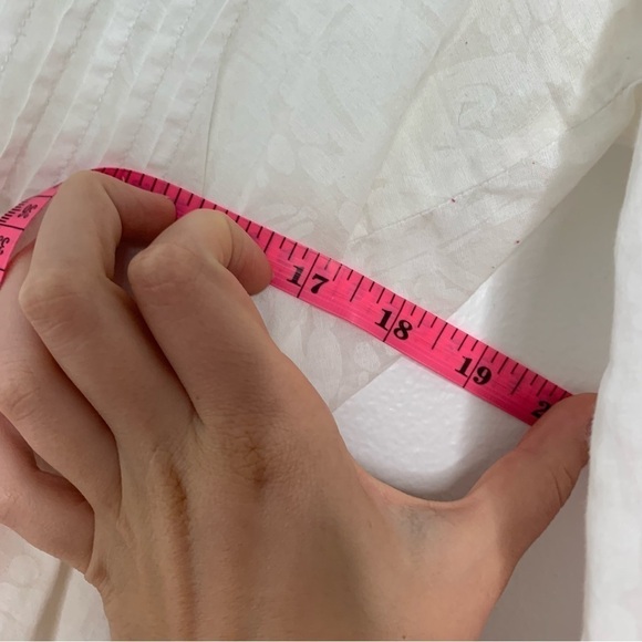 Lilly Pulitzer white semi sheer beaded tunic top - Picture 6 of 9